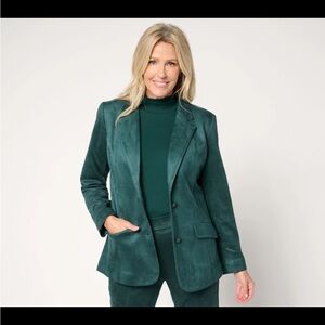 Isaac Mizrahi Teal Women's Blazer